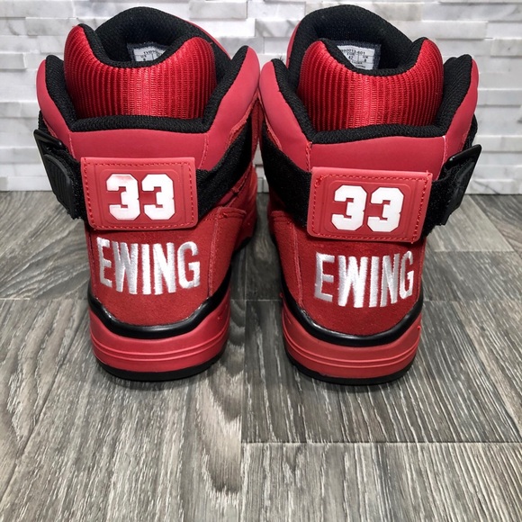 Ewing 33 Hi Red & Black OG VNDS With OG Box - Picture 16 of 16